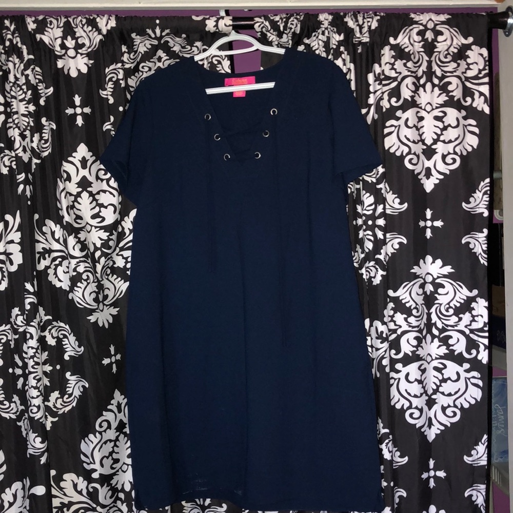 Navy blue dress